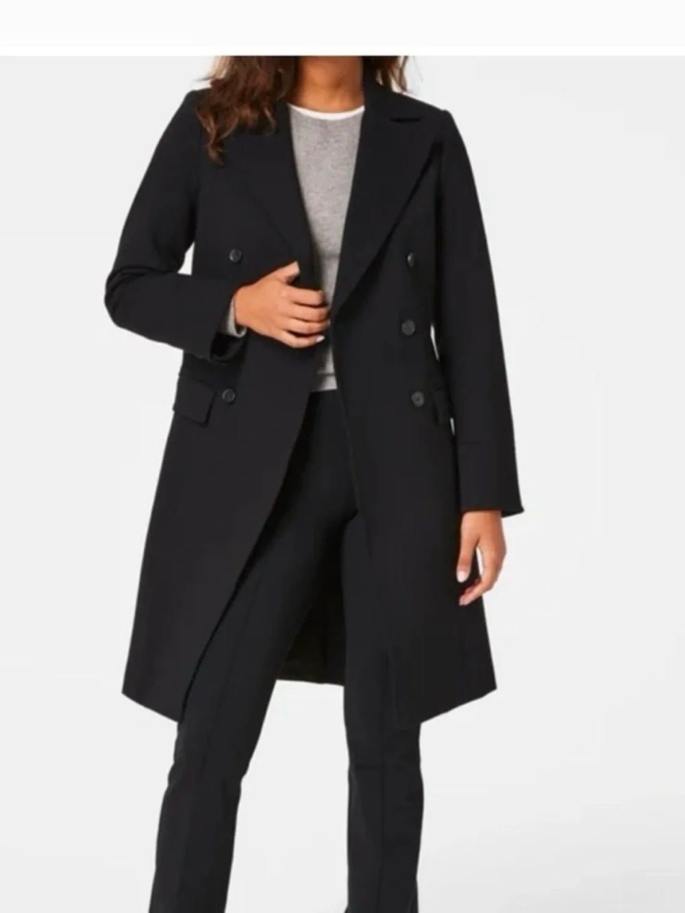 Spanx Ponte Angled Coat